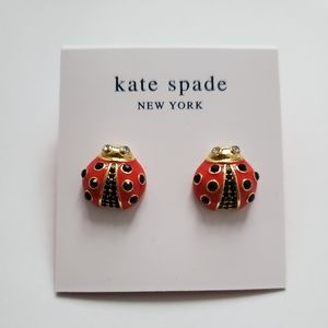 Kate Spade Little Ladybug Earrings
